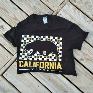 Cropped California Sunflower Shirt